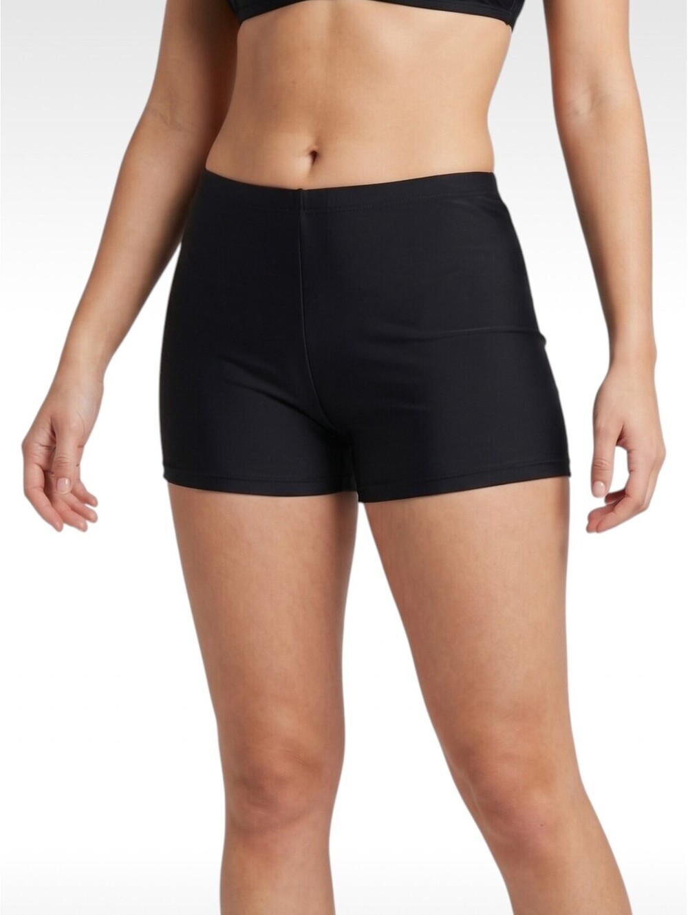 Susan Graver x Swimsuits For All Black Swim Shorts Bottoms Size 8 NWOT